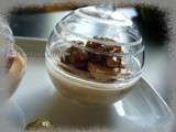 Panna cotta foie gras confit d'oignons