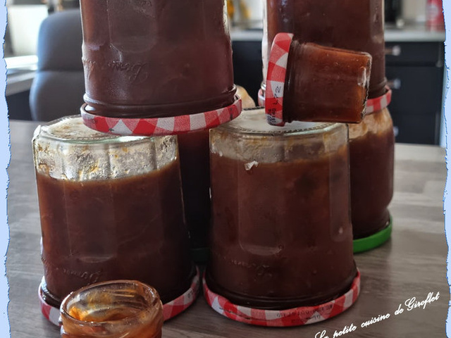 Recettes de Confiture de prunes de la petite cuisine de giroflet