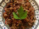 Aubergines confites à l'orientale