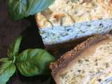 Cheesecake courgettes et basilic