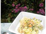 Salade de côtes de bettes et saumon