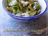 Salade de fèves au roquefort