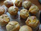 Muffins au Yaourt, Clémentine et Noix de Coco