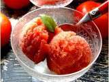 Sorbet tomate fraise