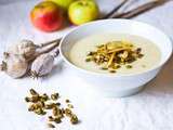 Apple & Parsnip Soup with Maple Roasted Pumpkin Seeds