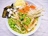 Udon Noodle Bowl w/ Sesame Ginger Broth