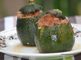 Courgettes rondes farcies