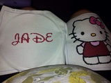 Coussin hello kitty de Jade fini