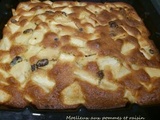 Moelleux aux pommes et raisin