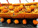 Craquant croque-cake et ses cromesquis de mozzarella - la popote et la boulange de Nanard