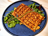 Gaufres croustillantes au poivron et chorizo