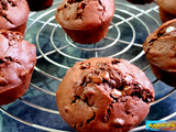 Muffins au chocolat hyper moelleux - la popote et la boulange de Nanard