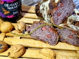 Pain au Beaujolais, saucisson et noix - la popote et la boulange de Nanard