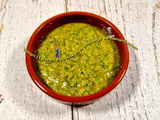 Pesto de tiges d’oignons verts