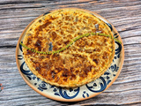 Quiche au thon, noisettes et citron