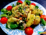 Salade de harengs - la popote et la boulange de Nanard