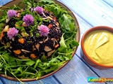 Salade de riz noir terre-mer - la popote et la boulange de Nanard