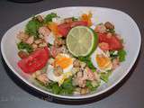 Salade de saumon croustillant