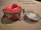 Tiramisu aux fraises de Christophe Felder