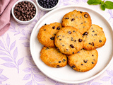 Biscuits aux bleuets séchés et aux pépites de chocolat