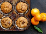 Muffins aux clémentines, dattes et amandes sans sucre ajouté