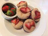 Muffins aux fraises avec ou sans sucre