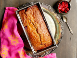 Pain aux bananes, framboises et flocons d’avoine sans lactose