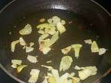 Pilaf de choux blanc au curry