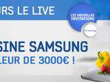 Concours Samsung  Nouvelles invitations 