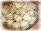 Coeurs à la confiture et noix de coco