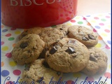 Cookies à la halva et au chocolat