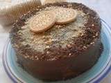 Gâteau aux biscuits  Maria  au chocolat sans cuisson ( bolo de bolacha de chocolate )