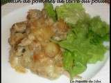 Gratin de pommes de terre au poulet (Recette Algérienne )