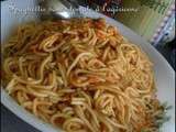 Spaghettis en sauce tomate ( Algérie )