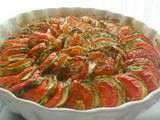 Tian de courgettes /tomates
