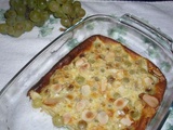 Clafoutis aux raisins blancs
