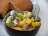 Salade de fruits exotiques au pitaya (Détox)
