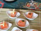 Saumon mariné aux saveurs asiatiques façon gravlax