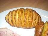 Pommes de terre à la suédoise ou hasselback potatoes