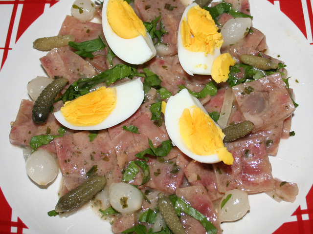 Recettes de Museau de boeuf