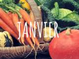 Fruits et légumes de janvier & les bonnes résolutions 2018
