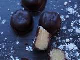 Bonbons De Massepain Au Chocolat Noir