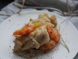 Cassolette Cabillaud Crevettes au Lait de Coco