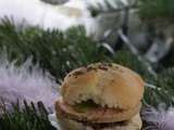 Mini burgers Foie Gras Olives Noires