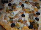 Pizza Blanche Au Thon et a l'Artichaut