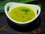 Soupe Lentilles Corail Noix de Coco et Curry