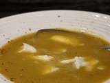 Soupe Patates Douces Fèves à la Mozzarella