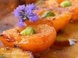Clafoutis aux amandes et aux abricots rôtis au miel