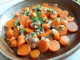 Salade de carottes vinaigrette à échalote
