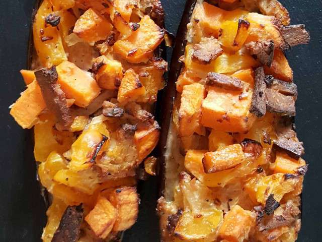 Recettes de Patate douce et Poivrons